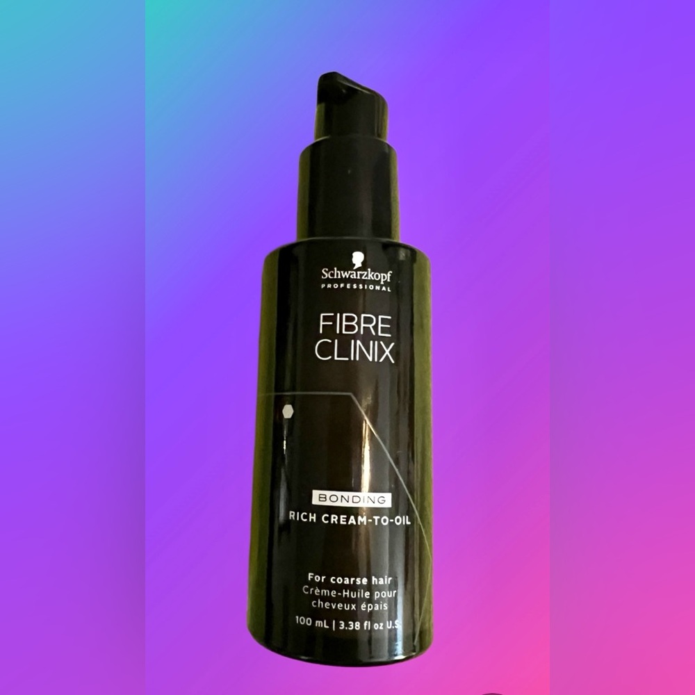 Brand new Schwarzkopf professional fiber bonding cream to oil